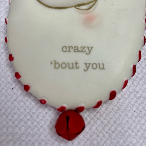 Department 56 Snowman Mitten Christmas Tree Ornament. “crazy ‘bout you” - Picture 6 of 7